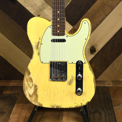 Fender Custom Shop '63 Telecaster Heavy Relic Super Faded Aged Nocaster Blonde - Used