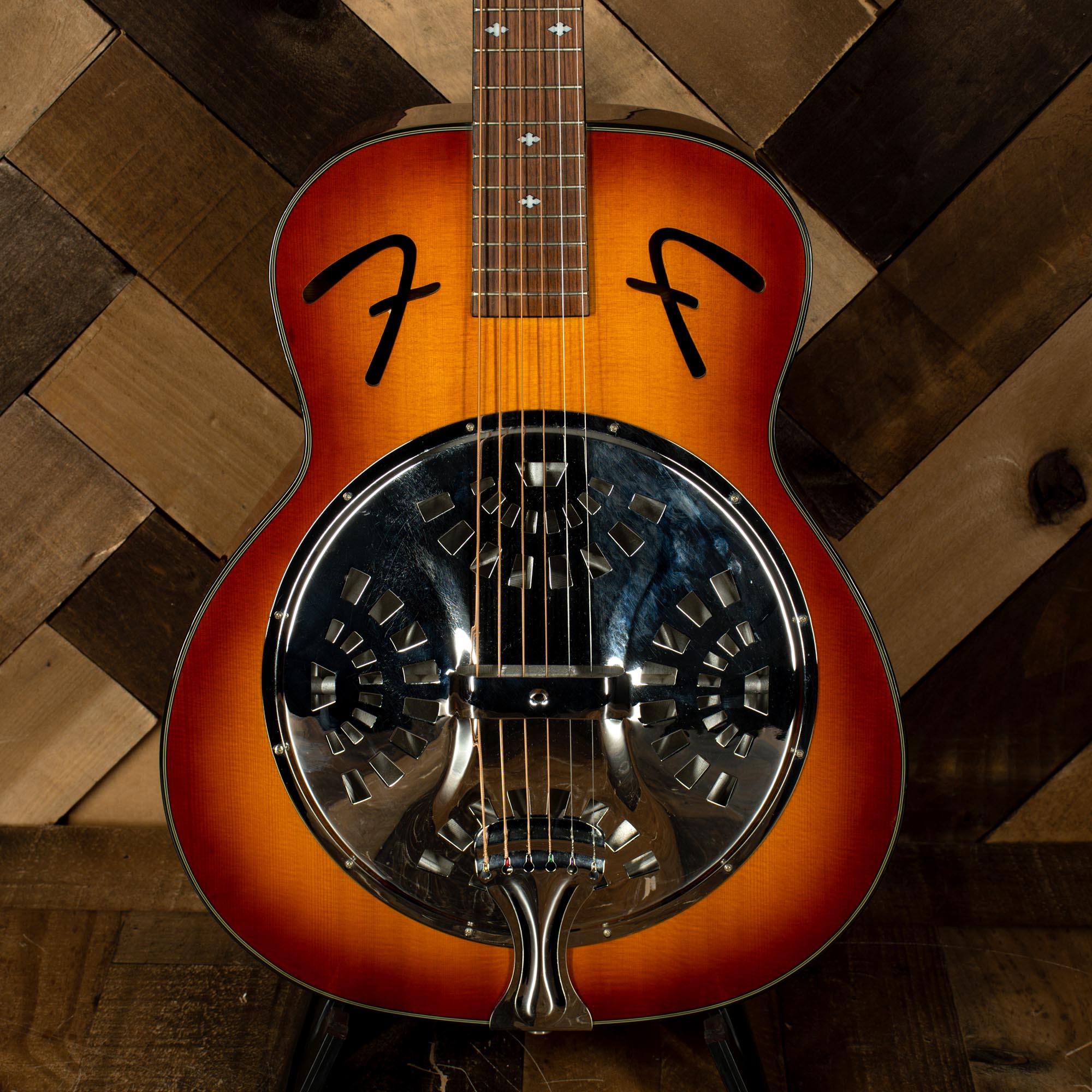 Fender FR-50 CE Resonator リゾネーターギター Fender FR-50CE Resonator Guitar Sunburst Used
