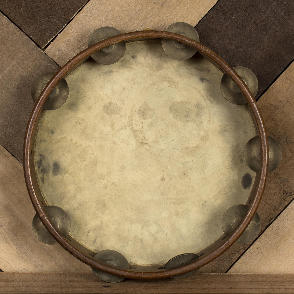 Ludwig 10" Calf Skin Tambourine - Used