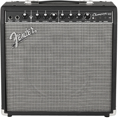 Fender Champion 40-Watt 1 x 12" Guitar Combo Amplifier, 120V