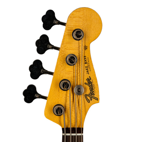 Fender Custom Shop '64 Jazz Bass Guitar, Rosewood, Closet Classic 3-Tone Sunburst