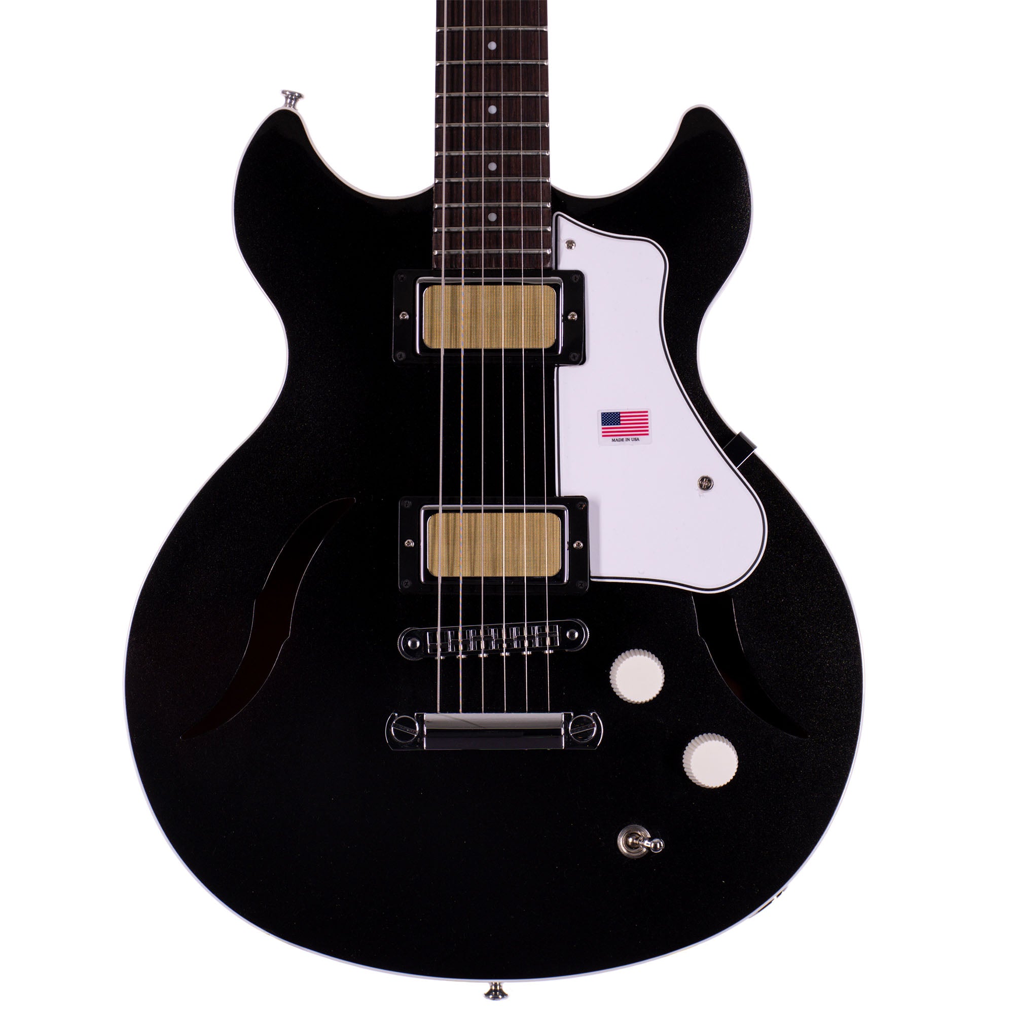 Harmony Factory Special Comet Electric Guitar, Space Black with MONO C