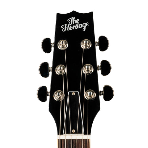Heritage Standard H-530 Hollow Body Electric Guitar, Ebony Finish, Limited