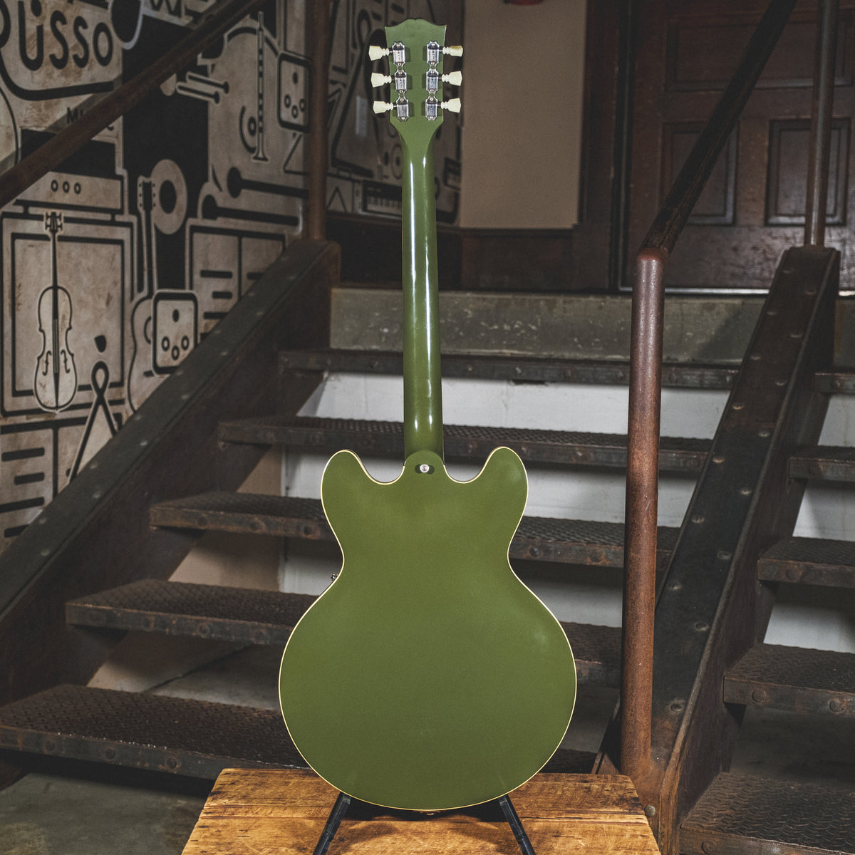 Gibson 2016 1964 ES-345 Olive Drab With Bigsby And OHSC - Used
