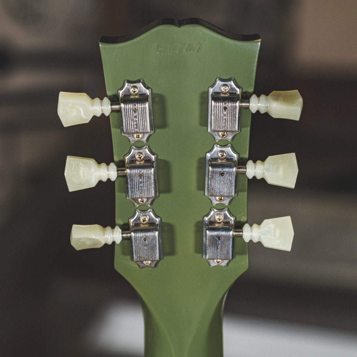 Gibson 2016 1964 ES-345 Olive Drab With Bigsby And OHSC - Used