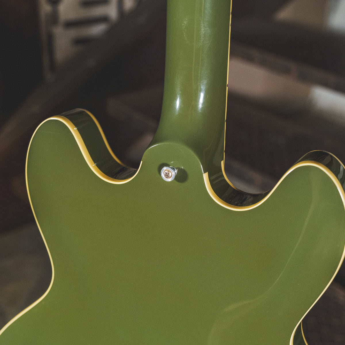 Gibson 2016 1964 ES-345 Olive Drab With Bigsby And OHSC - Used