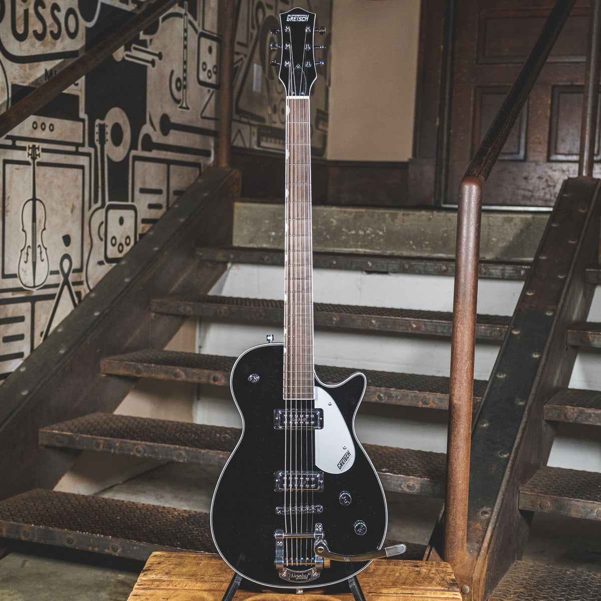 Gretsch G5260T Electromatic Jet Baritone With Bigsby Laurel, Black - Used