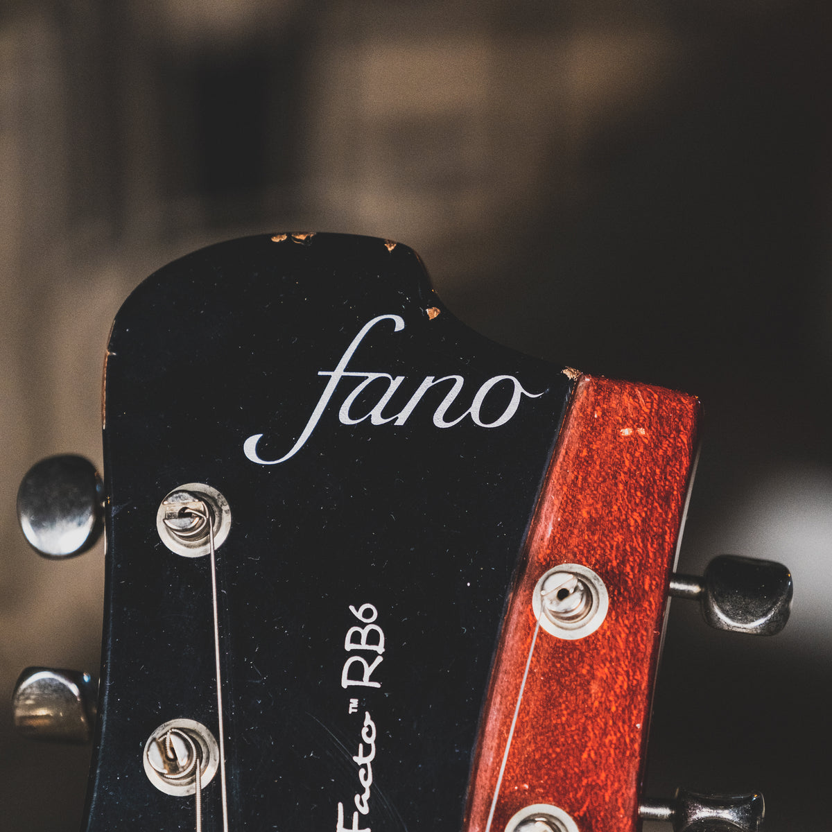 Fano Alt De Facto RB6 Thinline Red With OHSC - Used
