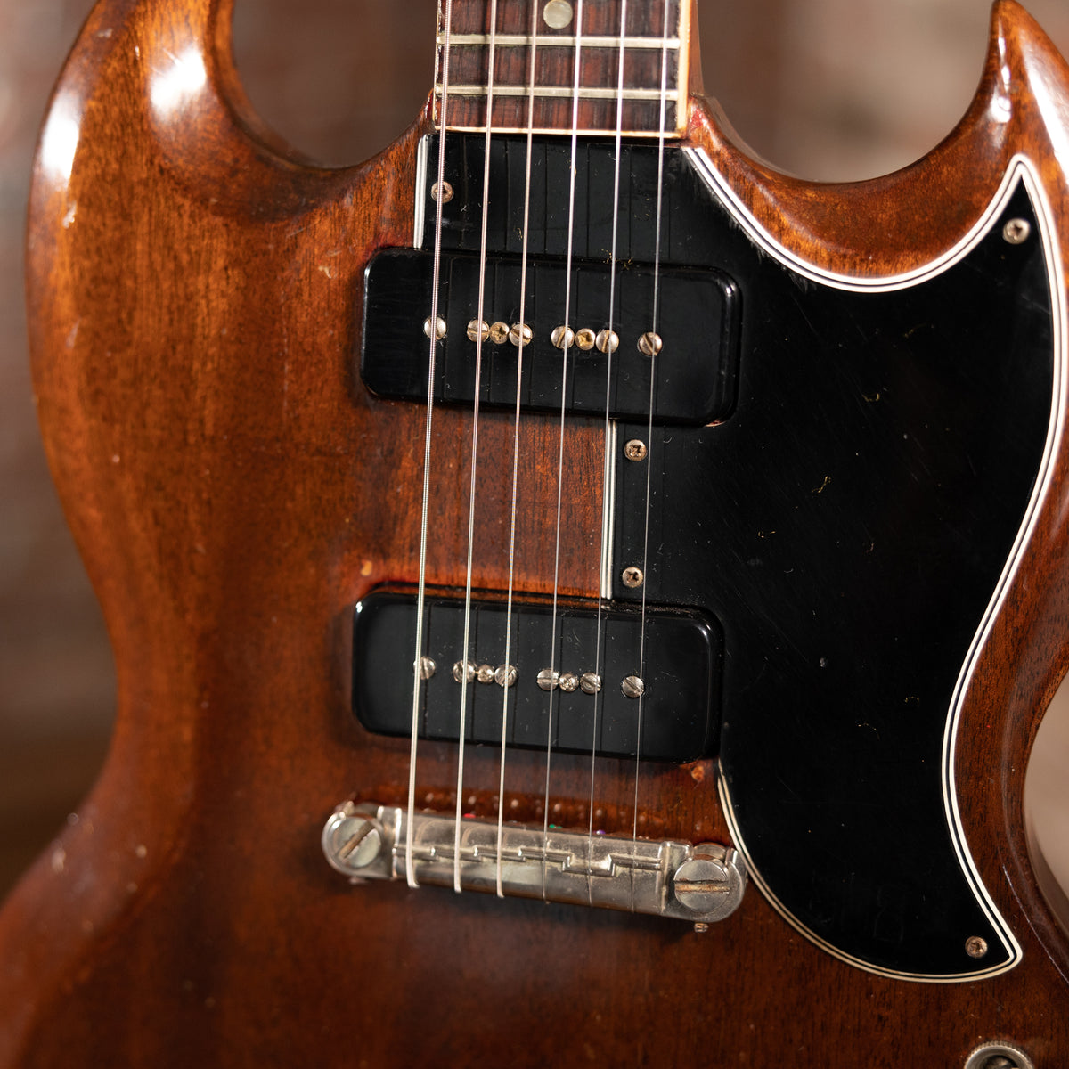 Gibson Vintage 1965 SG Special Walnut With OHSC - Used