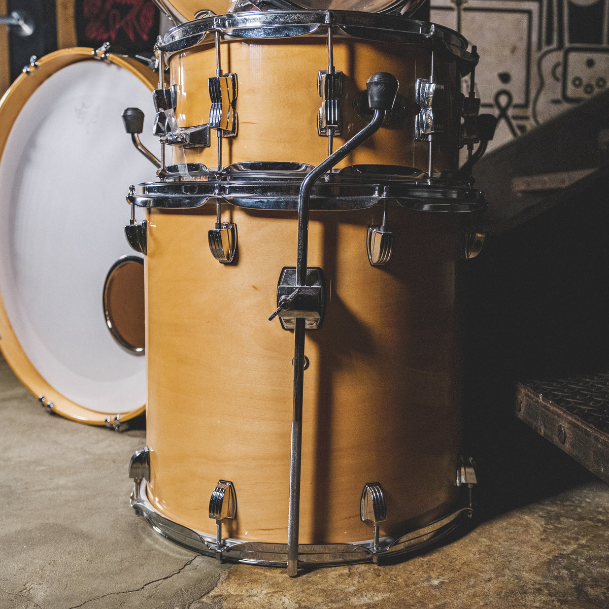 Ludwig Centennial Maple Drum Set, Natural - Used