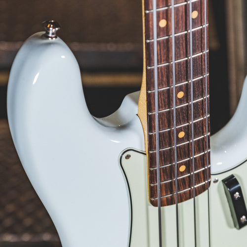 Fender American Vintage Reissue '63 Precision Bass, Sonic Blue With OHSC - Used