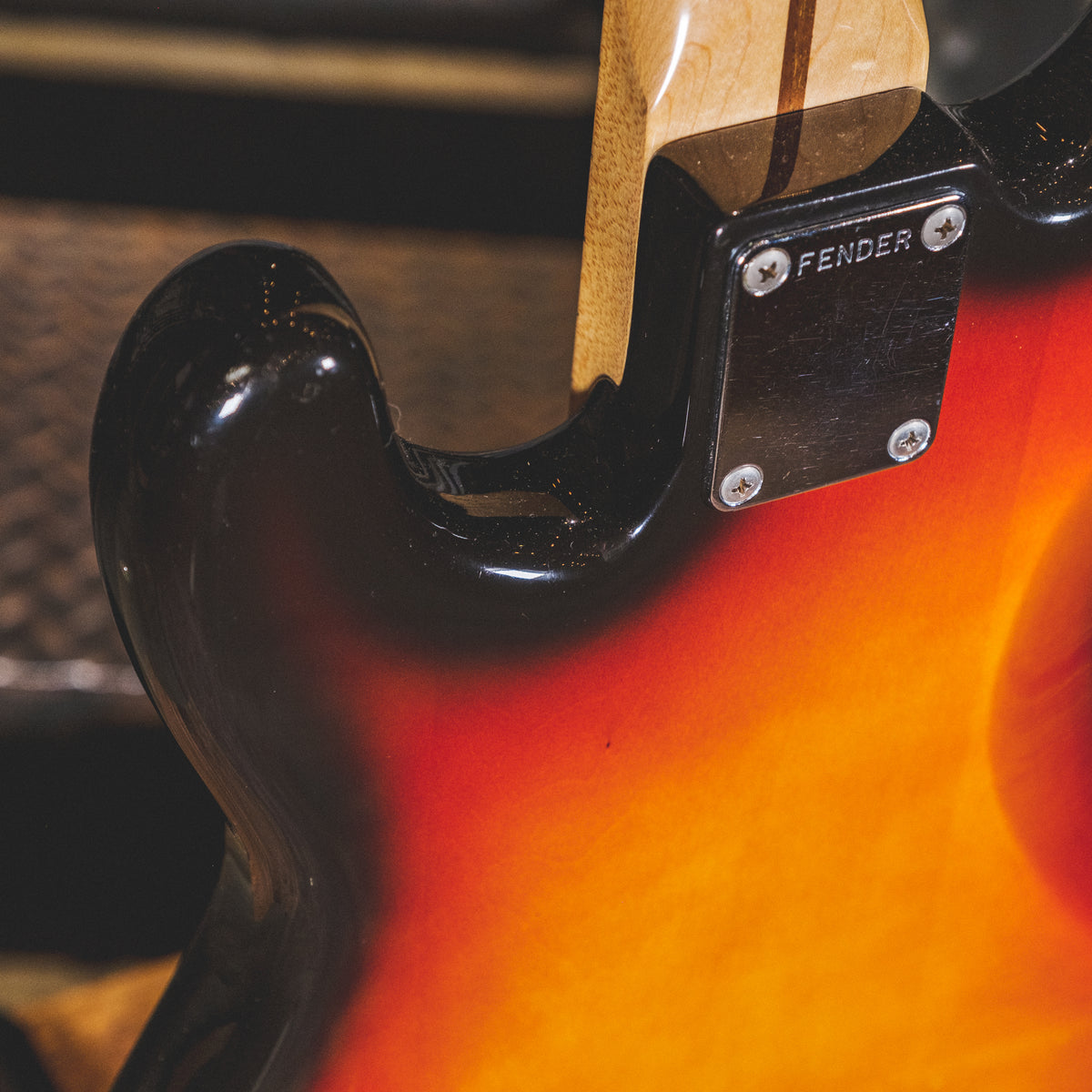 Fender 1985 MIJ Precision Bass Sunburst With OHSC - Used