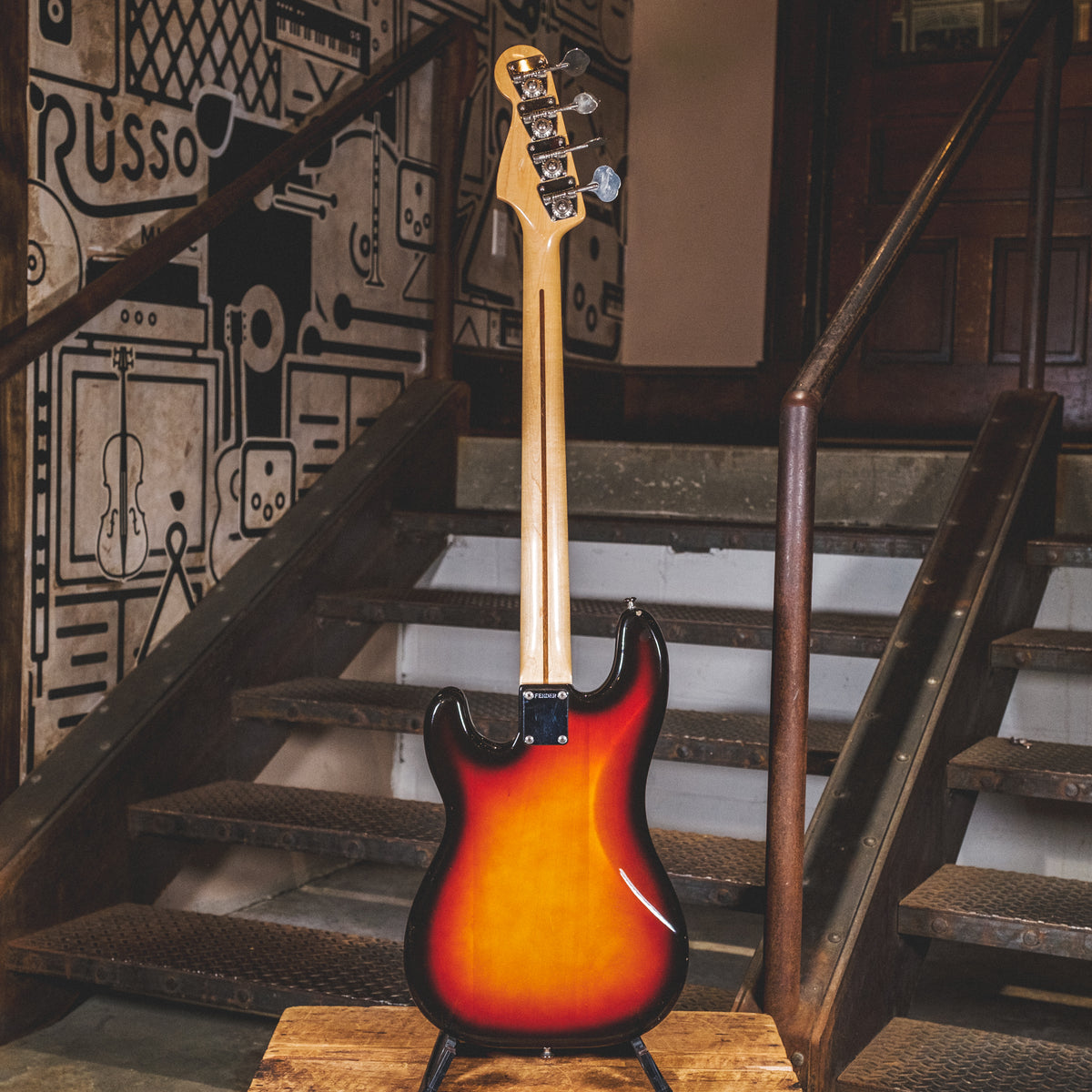 Fender 1985 MIJ Precision Bass Sunburst With OHSC - Used