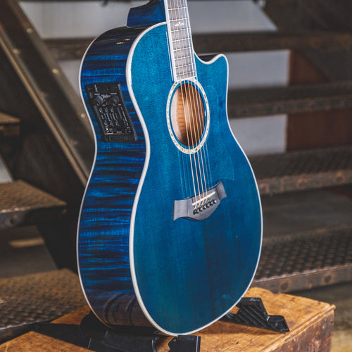 Taylor 2001 614CE Koi Blue With OHSC - Used