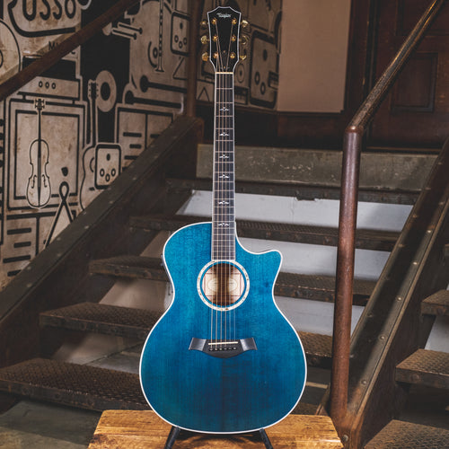 Taylor 2001 614CE Koi Blue With OHSC - Used