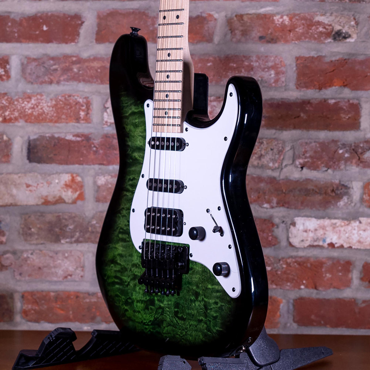 Jackson X Series Signature Adrian Smith SDXQM Maple, Transparent Green Burst - Used