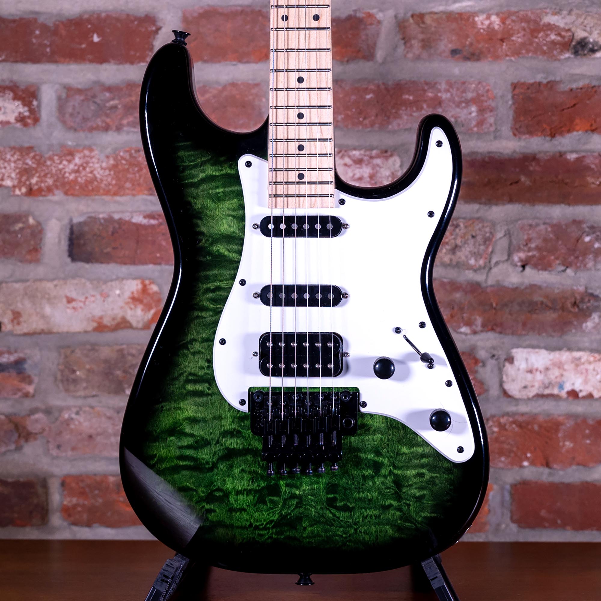 週末特価◆　Jackson X SDXQM ADRIAN SMITH Jackson X Series Signature Adrian Smith SDXQM Maple, Transparent Green
