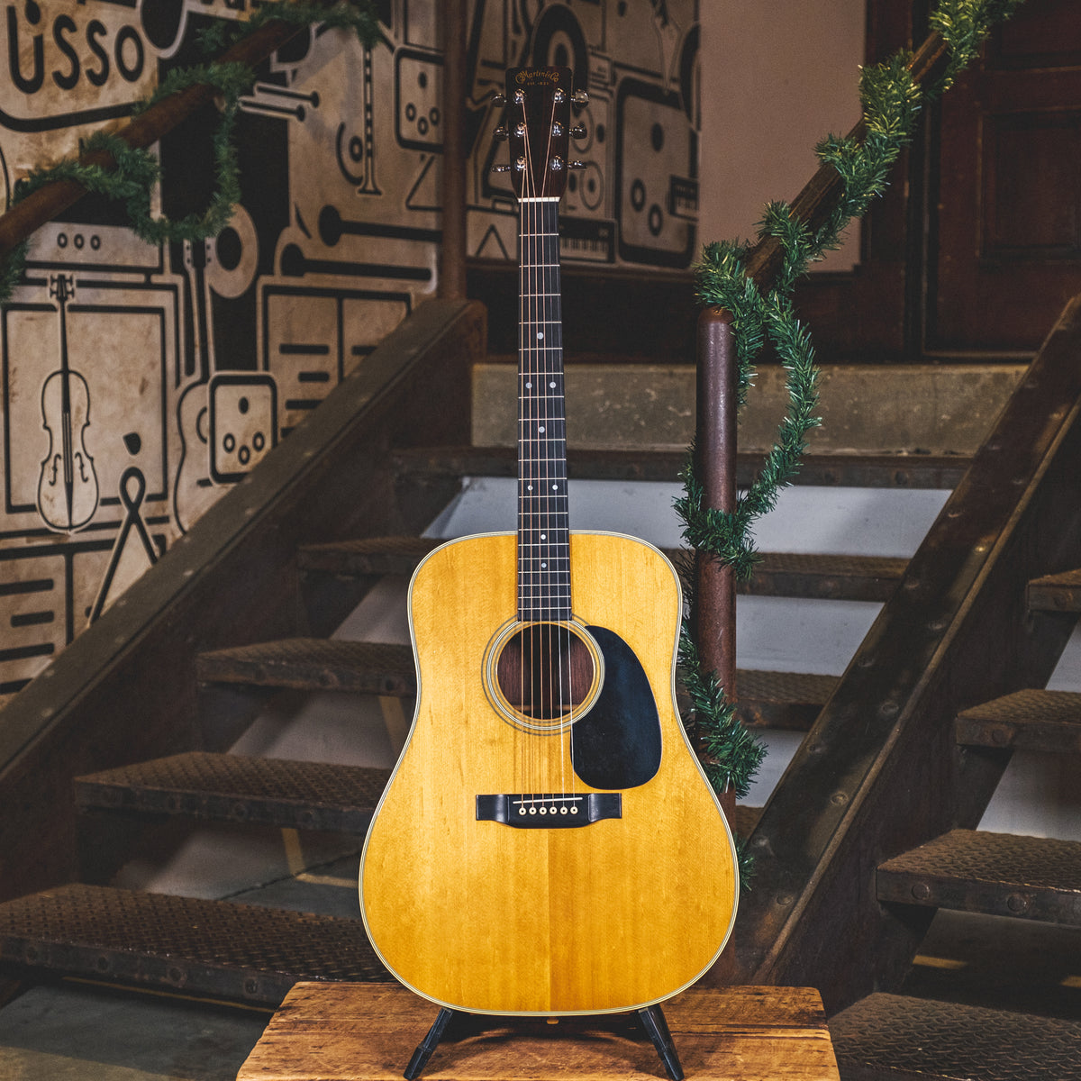 Martin 1971 D-28 Natural With OHSC - Used