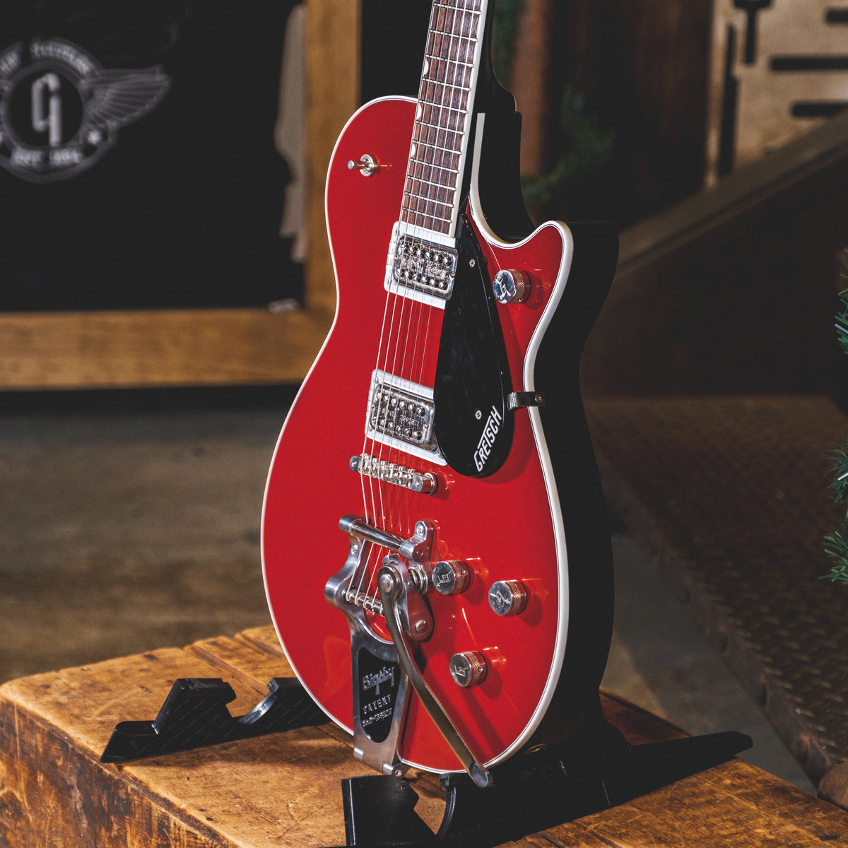 Gretsch 2018 G6131T Players Edition Jet, Bigsby, Firebird Red With OHSC - Used
