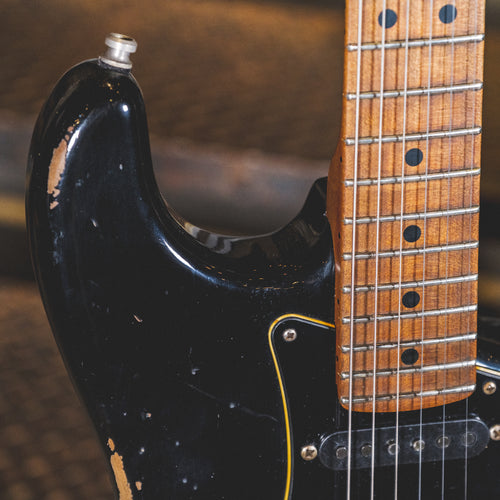 Fender Custom Shop Empire '67 Heavy Relic Super Strat HSS Black With OHSC - Used