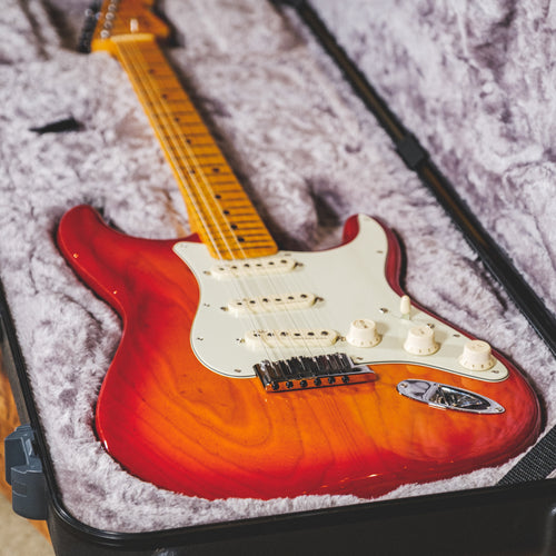 Fender 2020 American Ultra Stratocaster, Plasma Red With OHSC - Used