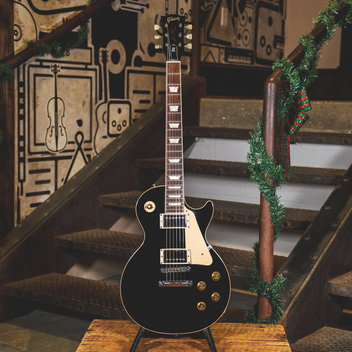 Gibson 2005 Les Paul Standard 50s Neck Ebony With OHSC - Used