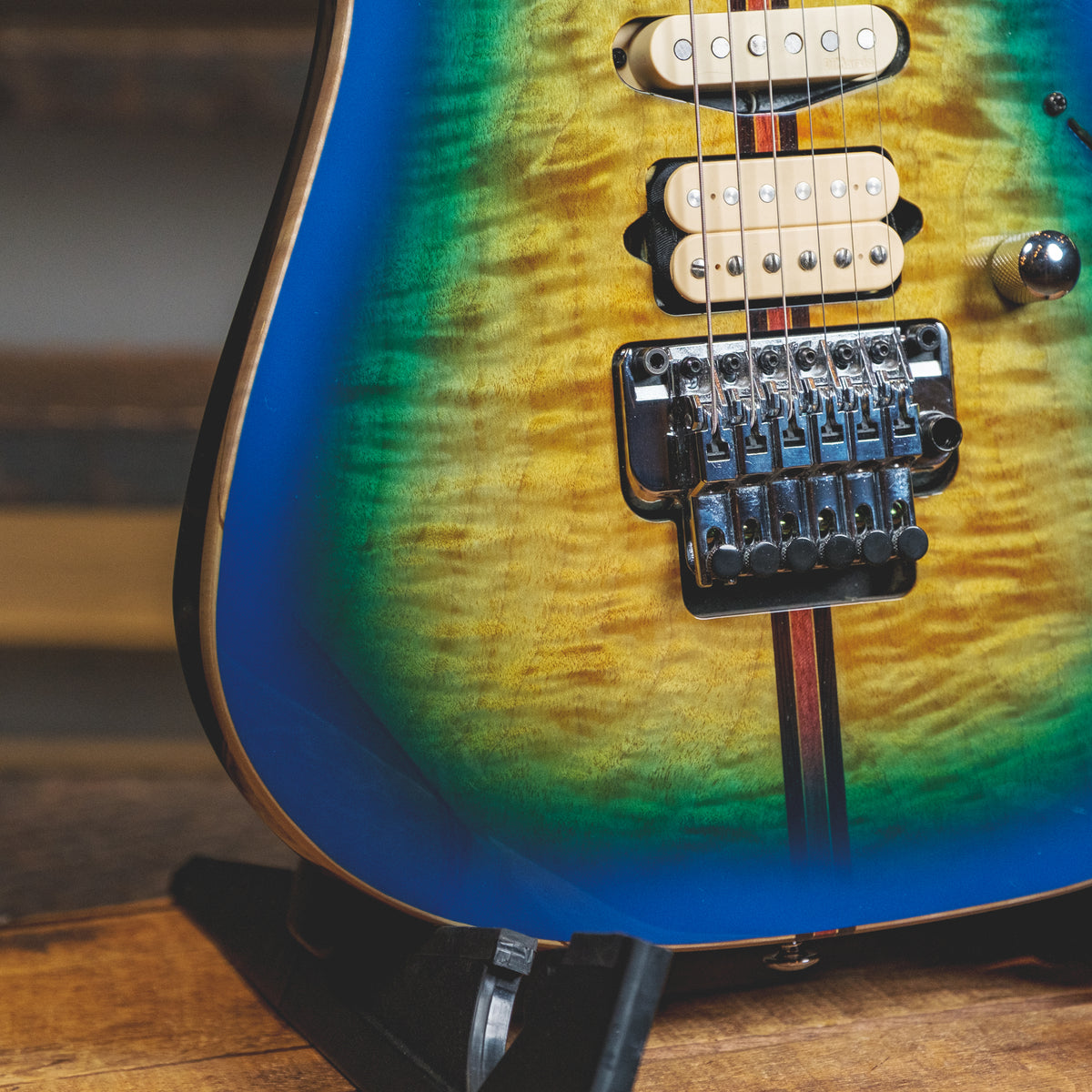 Ibanez 2017 RG6PFGMLTD RG Premium Geyser Blue With OGB - Used