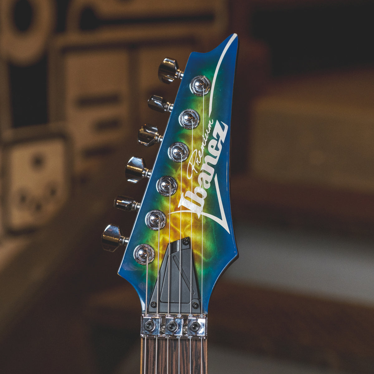 Ibanez 2017 RG6PFGMLTD RG Premium Geyser Blue With OGB - Used