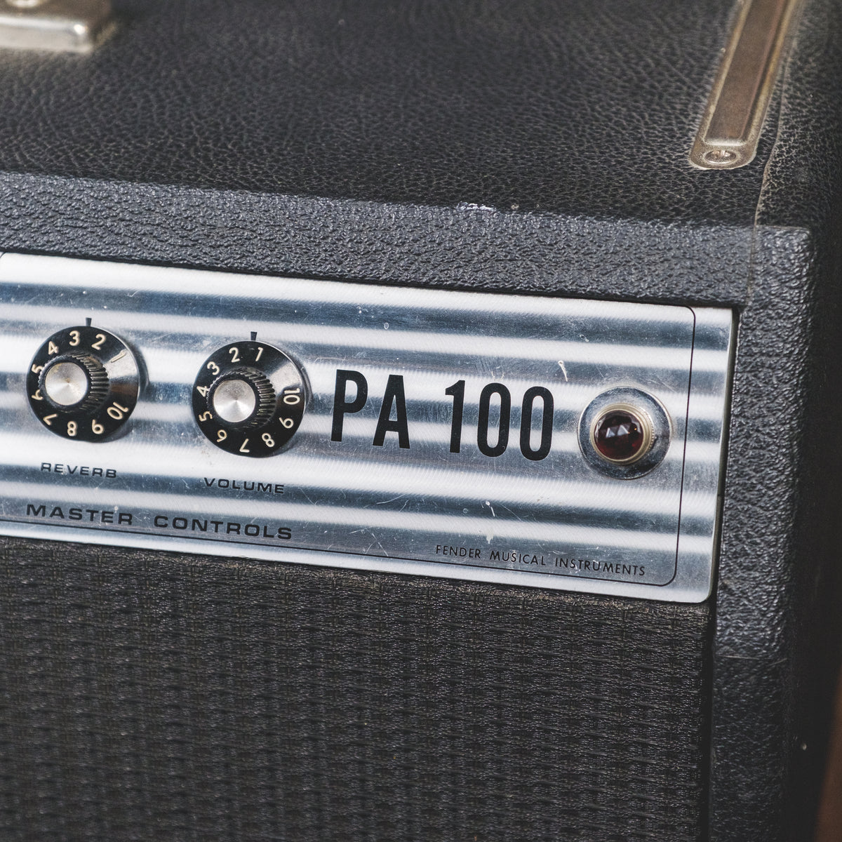 Fender 1974 Silverface PA 100 With Speakers And Footswitch - Used