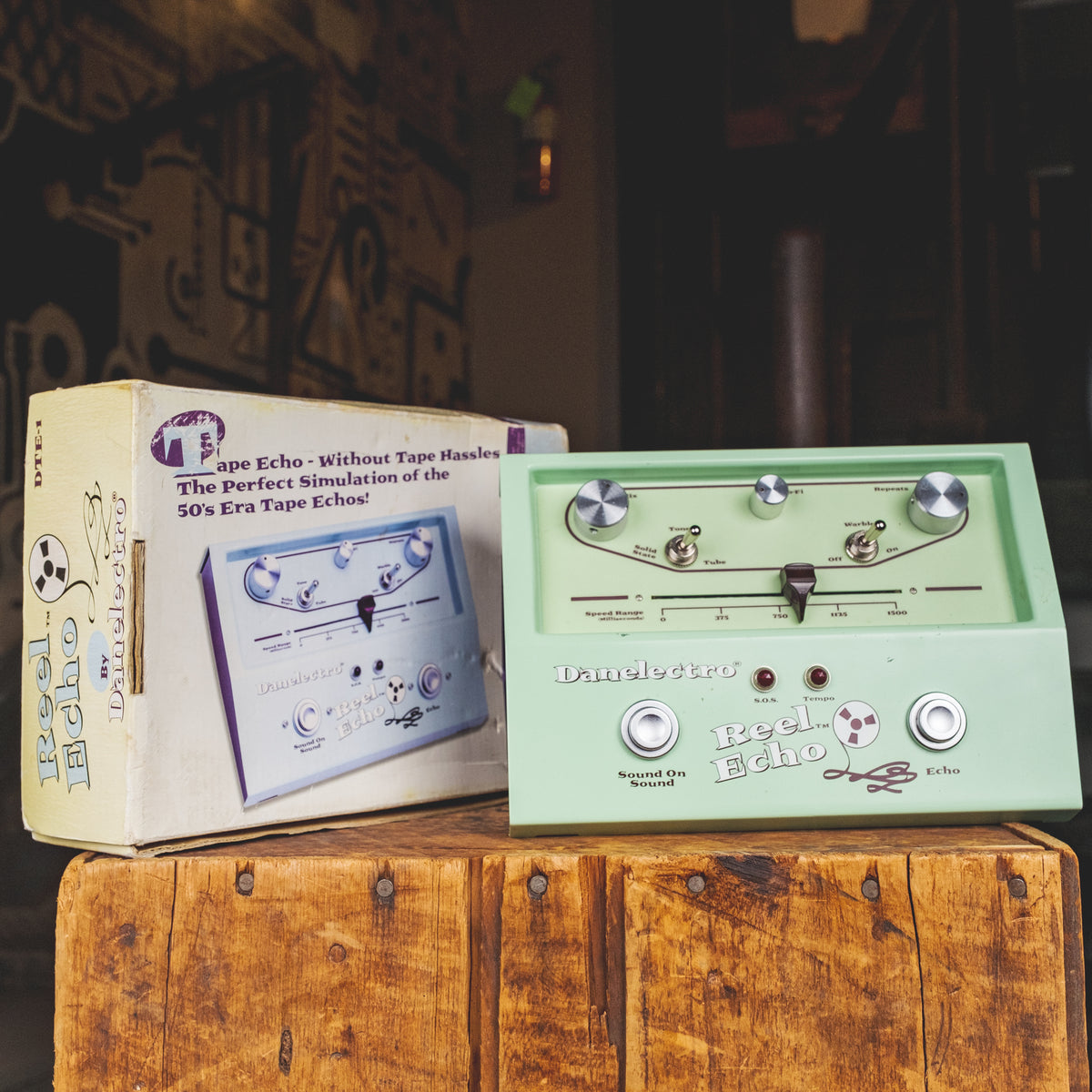Danelectro DTE-1 Reel Echo Tape Simulator With Box - Used