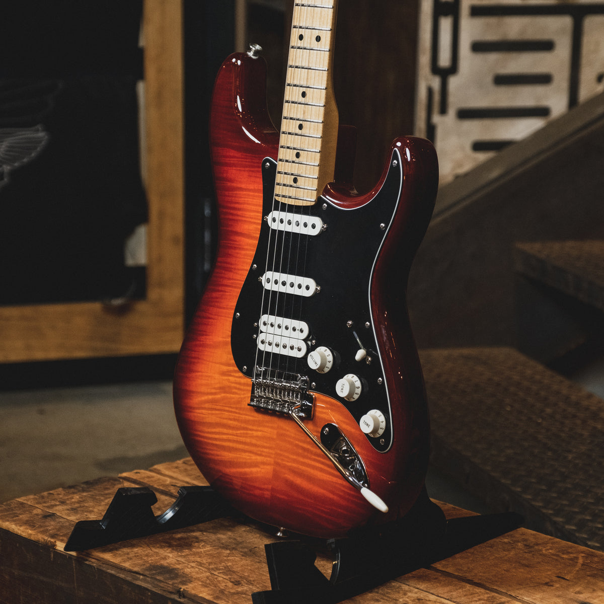 Fender 2019 Player Stratocaster HSS, Aged Cherry - Used