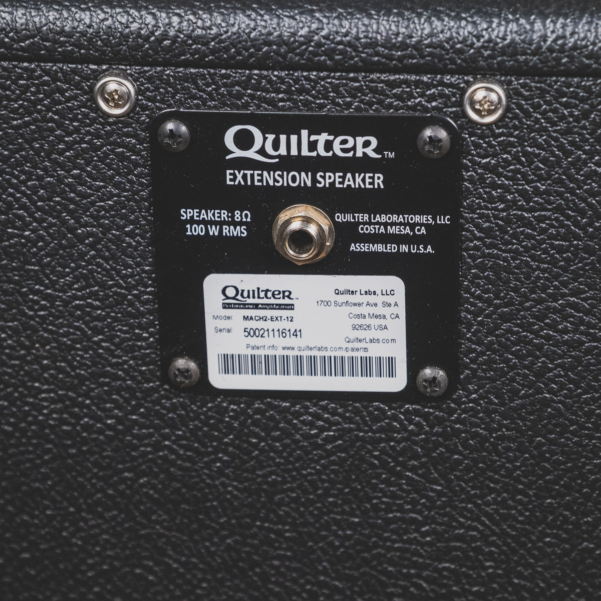 Quilter Micropro Mach 2 Combo With 1x12 Extension Cab And Slip Cover - Used