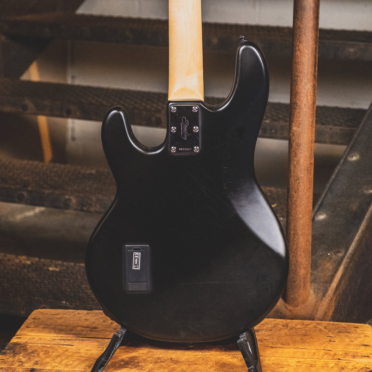 Music Man Sterling Ray34 Black With OGB - Used
