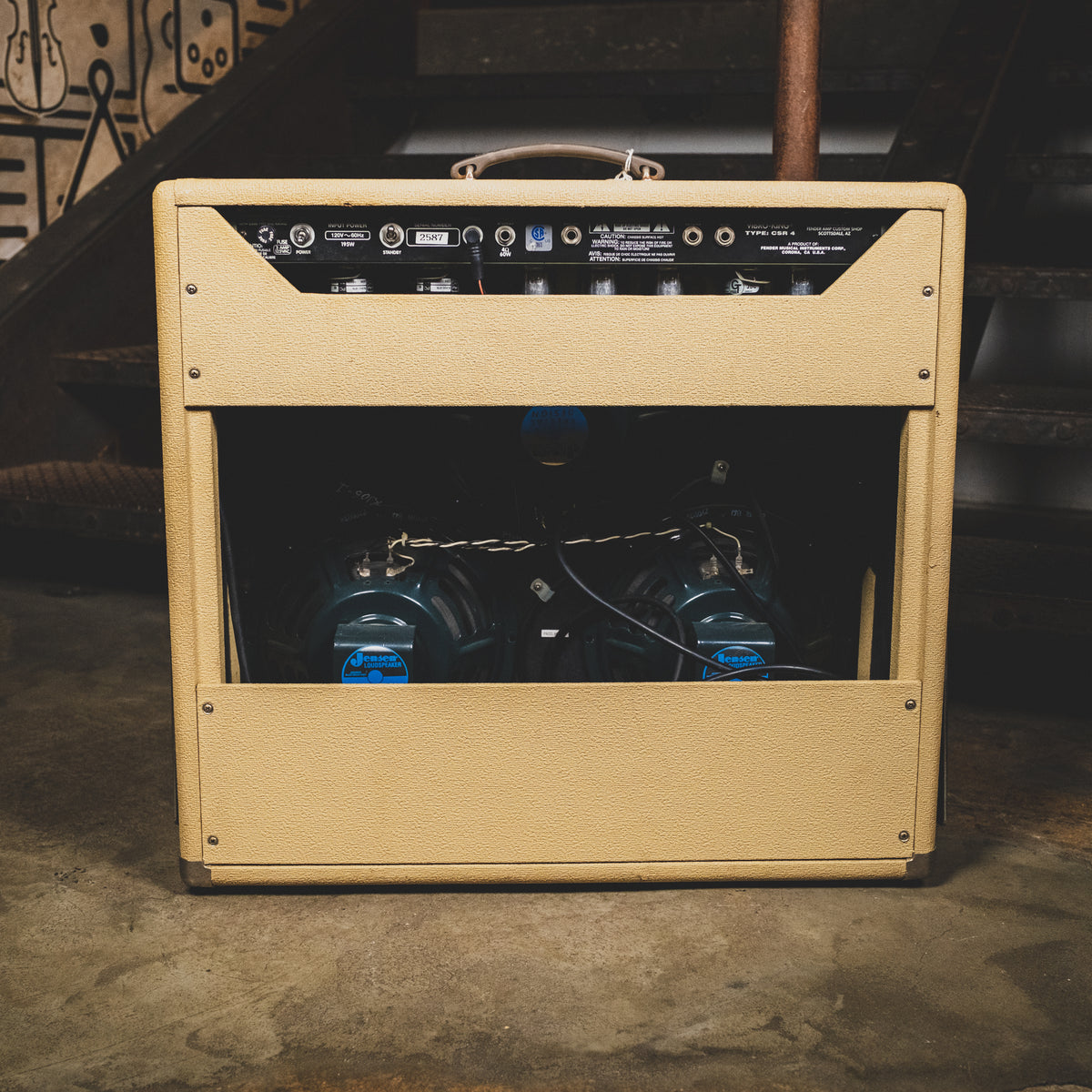 Fender 2000 Vibro King Blonde Tube Combo Guitar Amplifier - Used