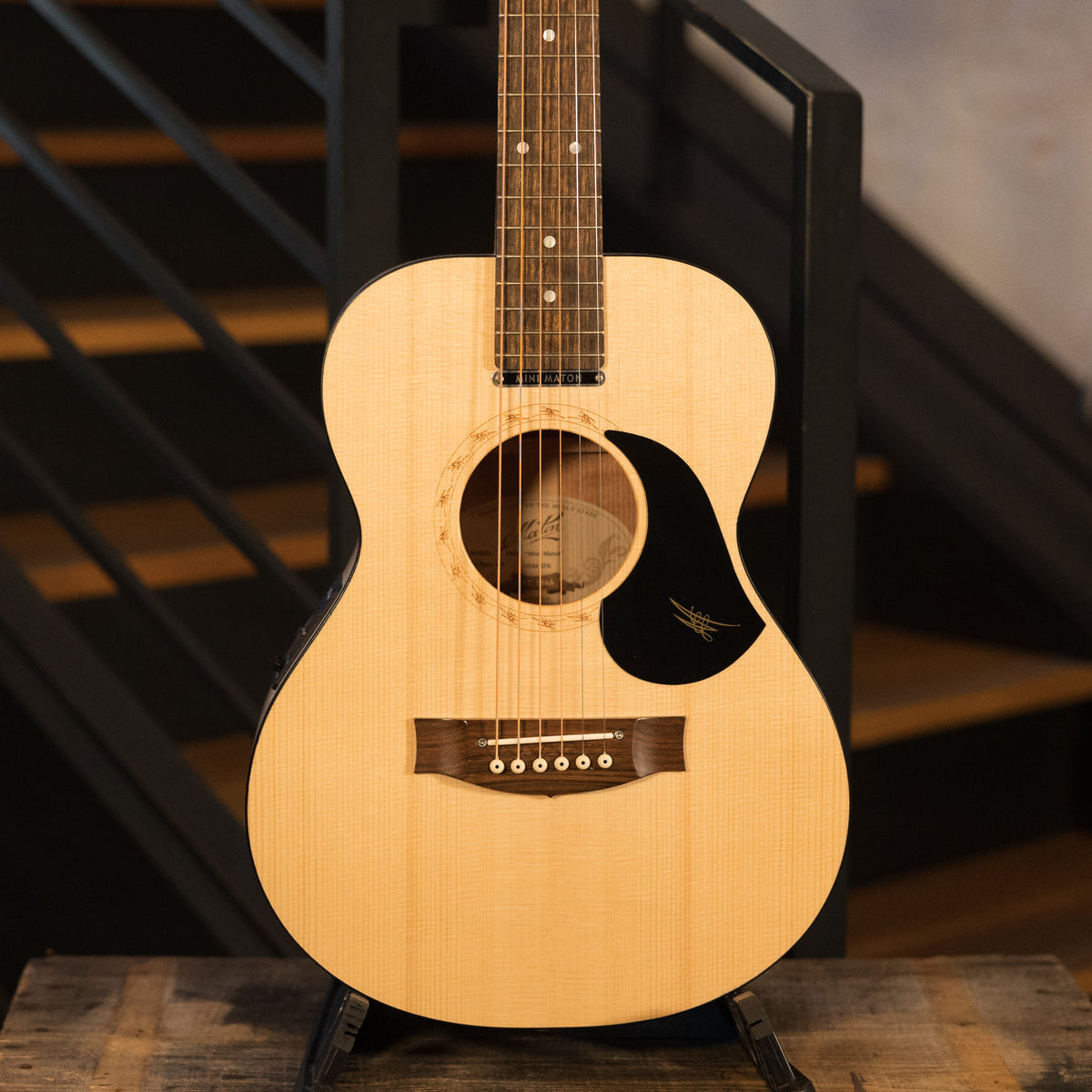 Maton 2020 Mini EM-6 Acoustic Guitar, Natural With OHSC - Used