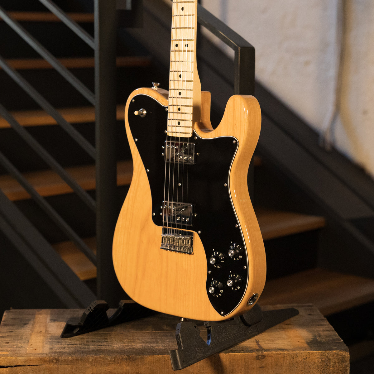 Fender 2018 American Professional Telecaster Electric Guitar Deluxe Shawbucker Natural With OHSC - Used