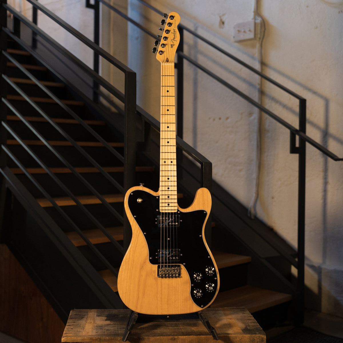 Fender 2018 American Professional Telecaster Electric Guitar Deluxe Shawbucker Natural With OHSC - Used