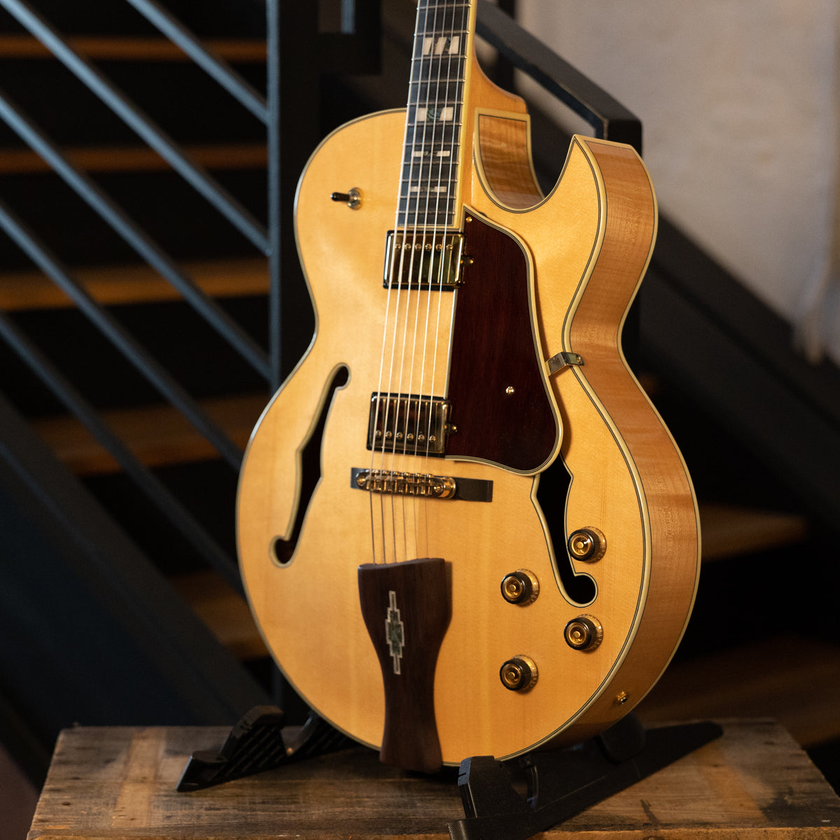 Ibanez 2019 LGB30-NT George Benson Signature Electric Guitar, Natural With OHSC - Used