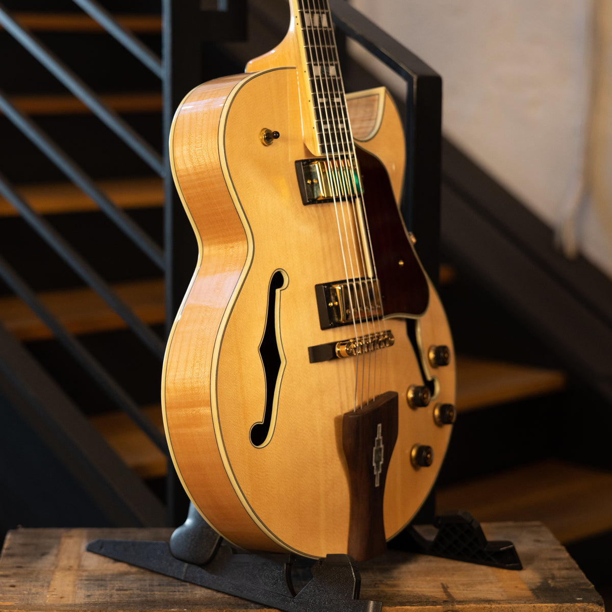 Ibanez 2019 LGB30-NT George Benson Signature Electric Guitar, Natural With OHSC - Used