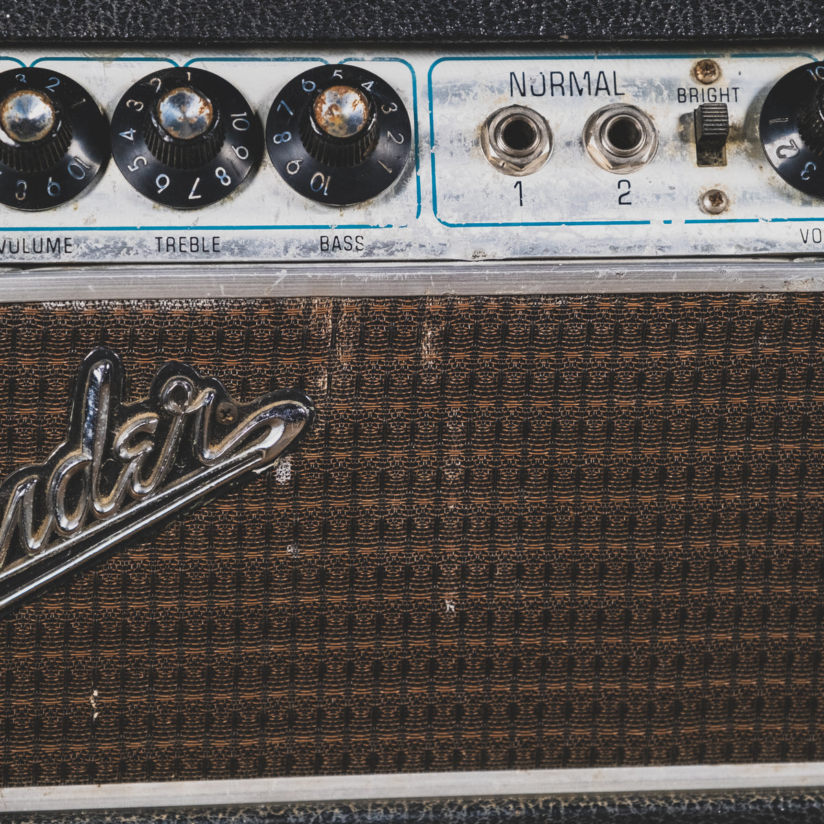 Fender 1969 Bassman Drip Edge Tube Amplifier Head - Used