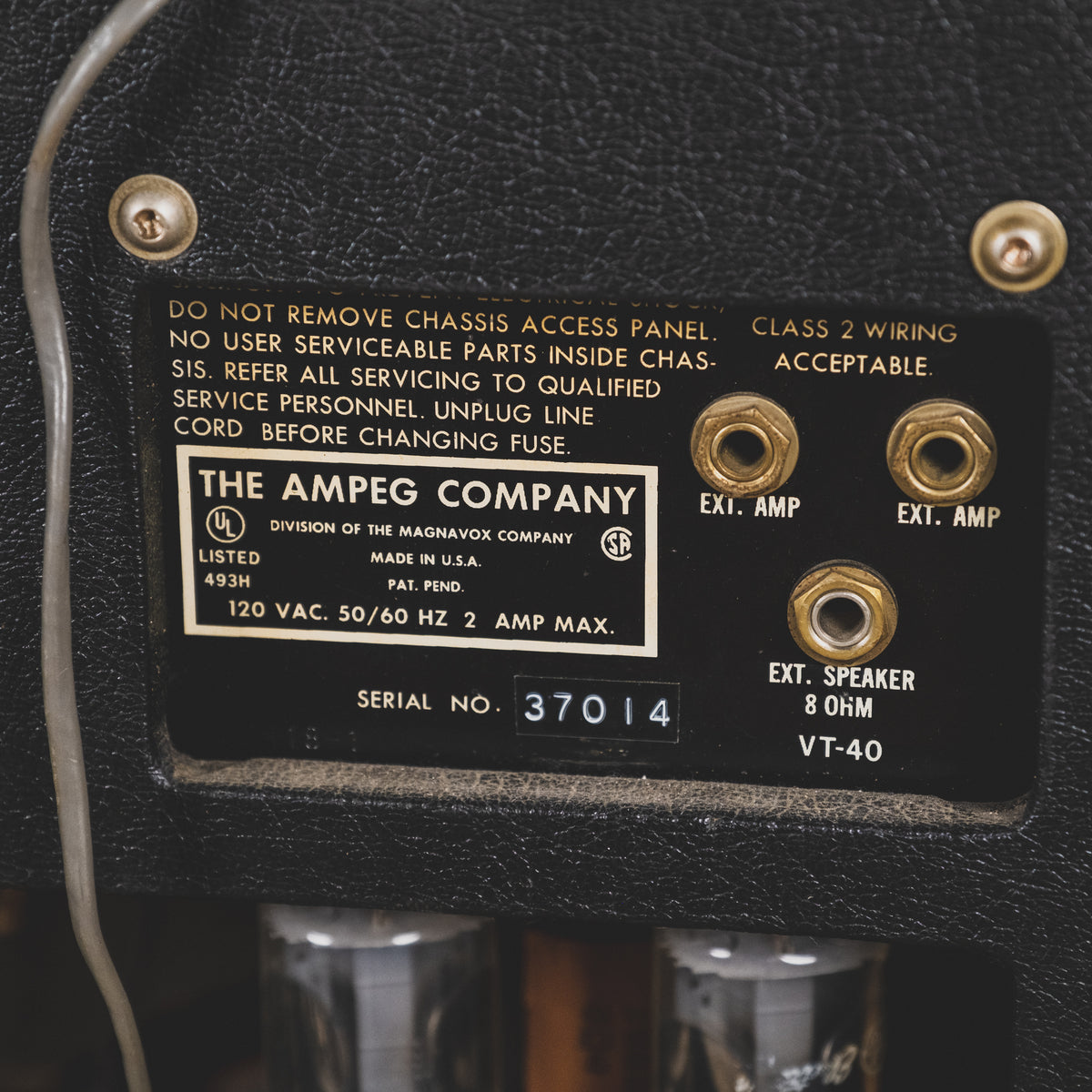 Ampeg 1970 VT40 4x10 Combo Amplifier - Used