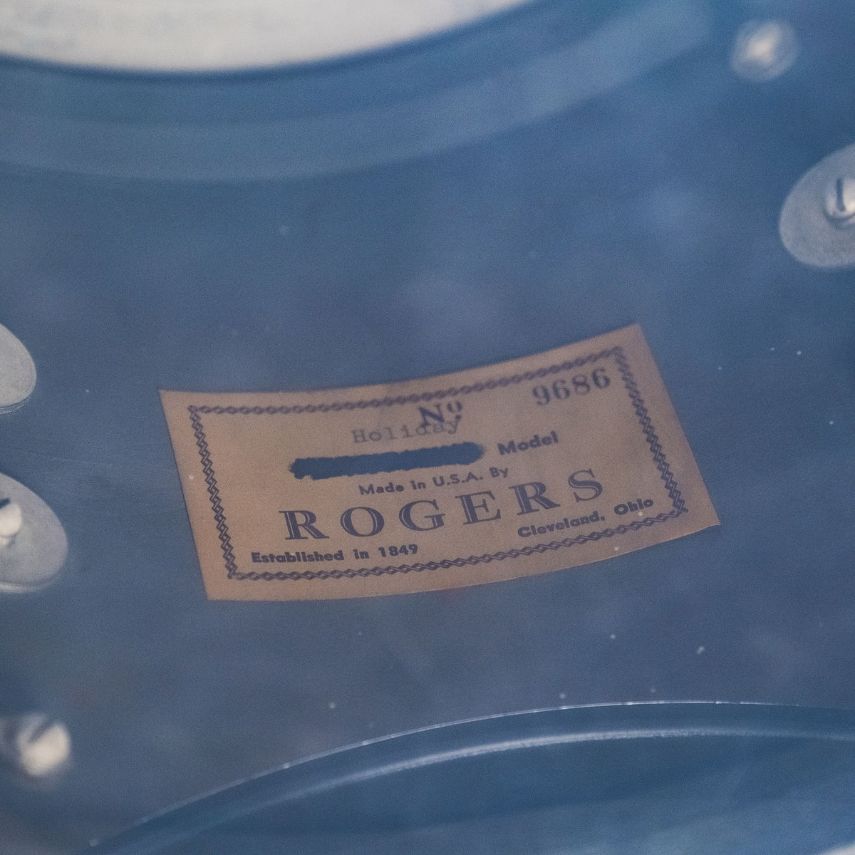 Rogers 1960s Holiday Blue Onyx Drum Kit - Used
