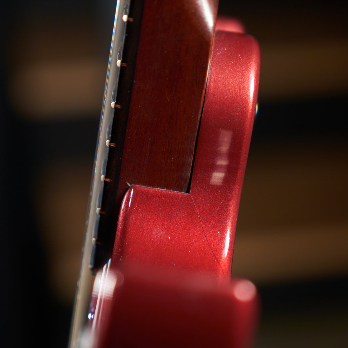 Harmony Rebel Electric Guitar, Ebony, Burgundy - Used