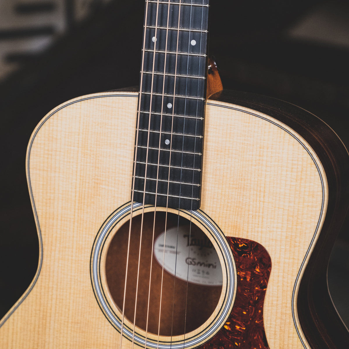 Taylor 2021 GS Mini-E Rosewood Acoustic Guitar Natural With OGB - Used