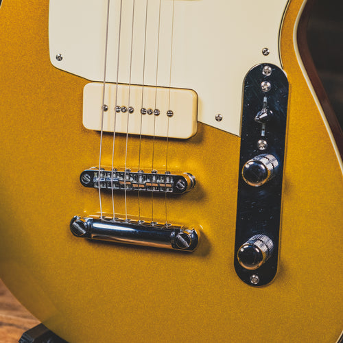 Reverend 2017 Charger 290 Electric Guitar Goldtop Darkback, Russo Music Exclusive - Used