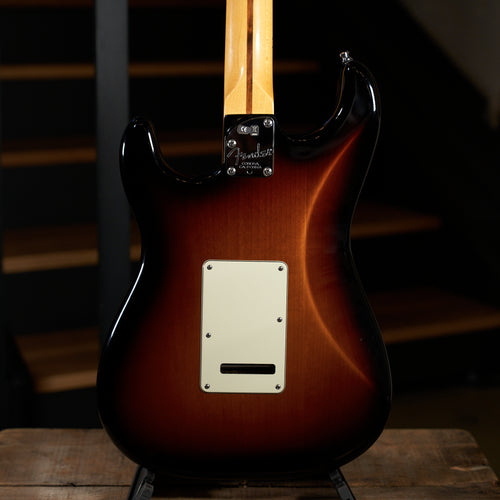 Fender 2011 American Deluxe Stratocaster Electric Guitar 2 Tone Sunburst With OHSC - Used
