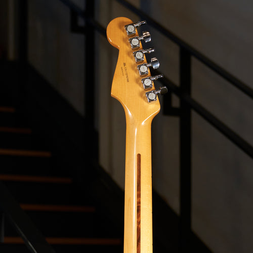 Fender 2011 American Deluxe Stratocaster Electric Guitar 2 Tone Sunburst With OHSC - Used