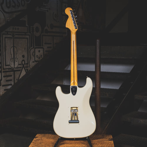 Fender 1973 Stratocaster Electric Guitar, Olympic White Refin With OHSC - Used