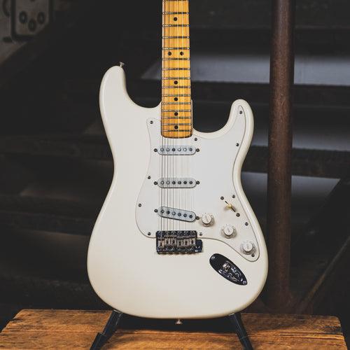 Fender 1973 Stratocaster Electric Guitar, Olympic White Refin With OHSC - Used