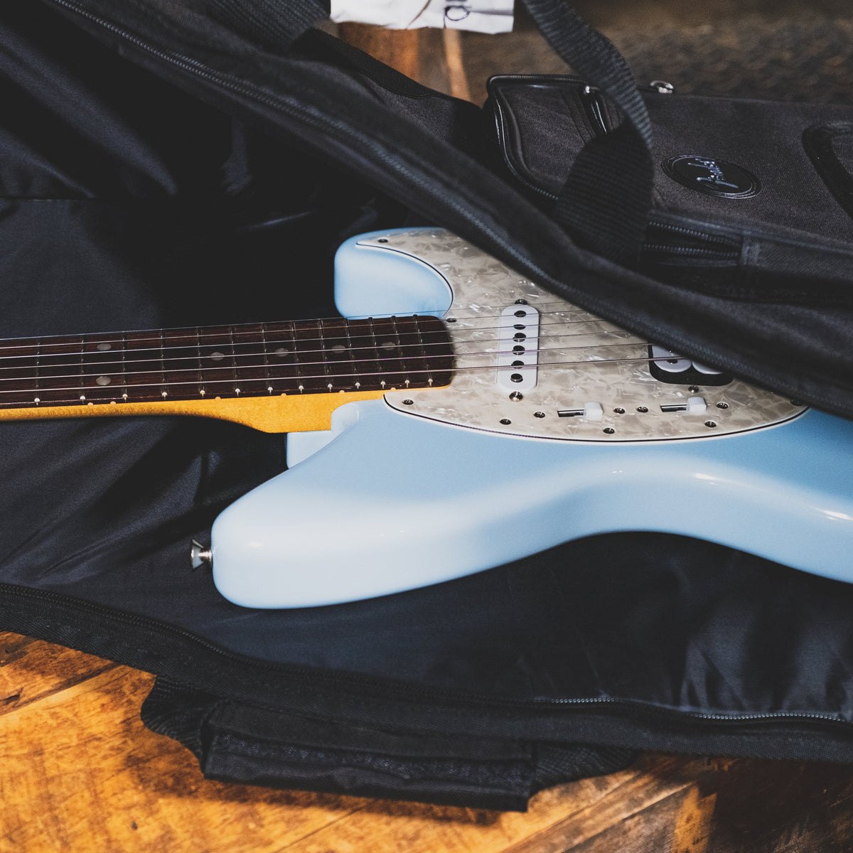 2021 Fender Kurt Cobain Jag-Stang, Sonic Blue With OGB - Used